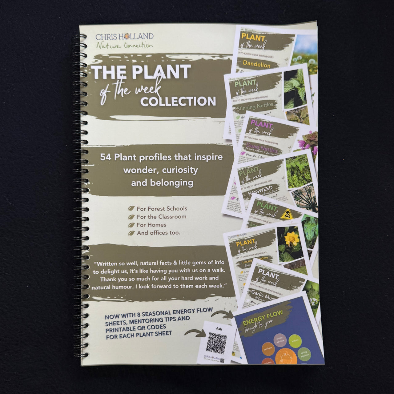 The PLANT OF THE WEEK A4 wire-bound book